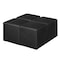 Regency Jean Square Vinyl Ottoman (Set of 4)- Black N6263BK4PK - alternate 1